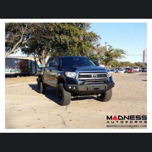 Toyota Tundra Stealth Front Winch Bumper Pre-Runner Guard - Smittybilt XRC - Raw Steel WARN M12000